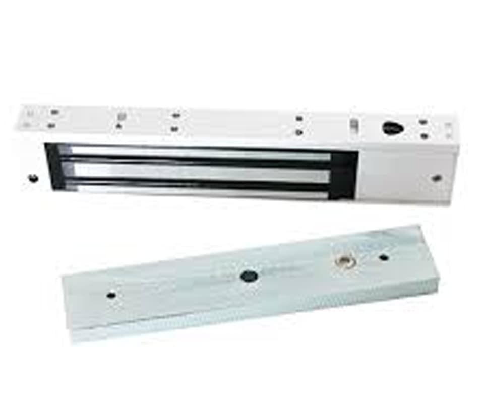 ZKTECO LM200LEDPAK - Paquete de contrachapa magnética con indicador LED de 200 kg, cuenta con entradas para conexión de sensor de puerta , voltaje de 12VDC incluye soporte LM200ZL en ZL para instalación - vista 3