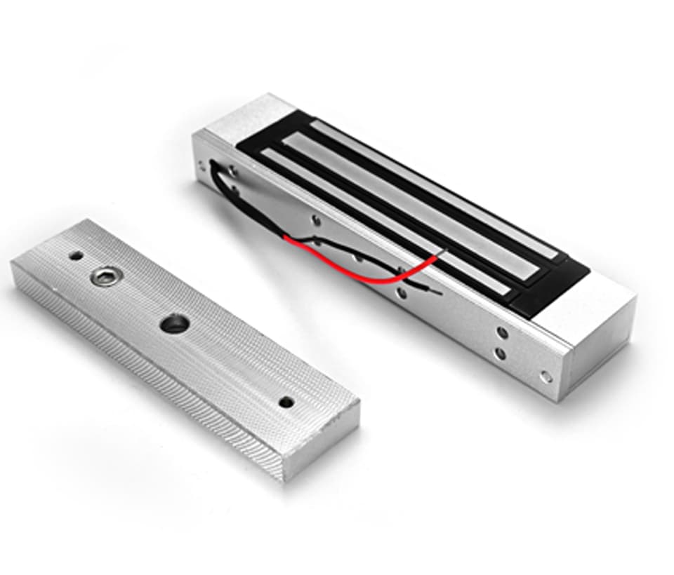 ZKTECO LM120PAK - Paquete de contrachapa magnética de 120 kg, voltaje de 12VDC incluye soporte ZL para su instalación, compatible para puertas de madera y metal - vista 4