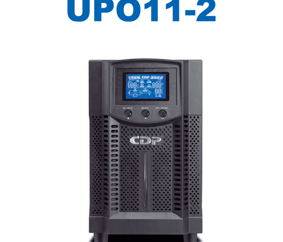 CDP UPO11-2 - UPS ONLINE de 2000VA / 1800W / 4 Terminales de salida / Baterias 12V a 9AH X 4 / Respaldo de 5min en carga completa - vista 2