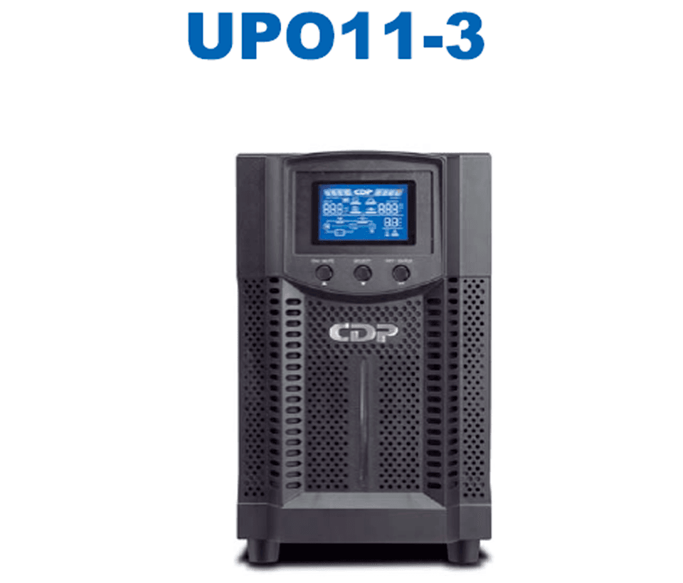 CDP UPO11-3 - UPS online 3000VA / 2700W / 4 Terminales de salida / Baterías 12V a 9AH X 6 / Respaldo 5min a carga completa / Requiere clavija o adaptador NEMA 5-20R - vista 2