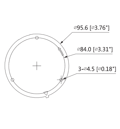 DAHUA HAC-D1A21N-0280B - Cámara Domo HDCVI 1080p/ 103 Grados de Apertura/  Lente de 2.8 mm/ IR 20 Mts/ Uso Interior/ TVI AHD Y CVBS/ - vista 2