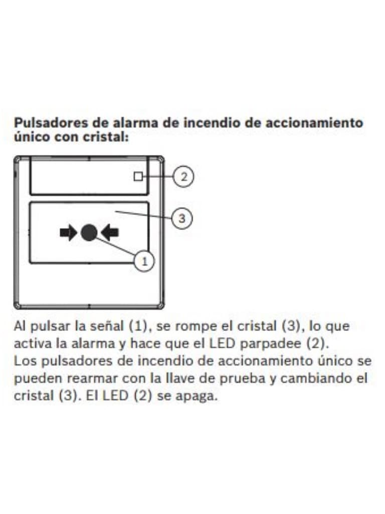 BOSCH F_FMC420RWGSRRD - Estación Manual LSN Direccionable / REARME / Montaje en Superficie / Rojo - vista 4