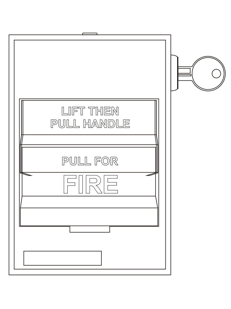 KIDDE F_GSAM278 - Estación Manual Doble Accion / Logo en Ingles - vista 2