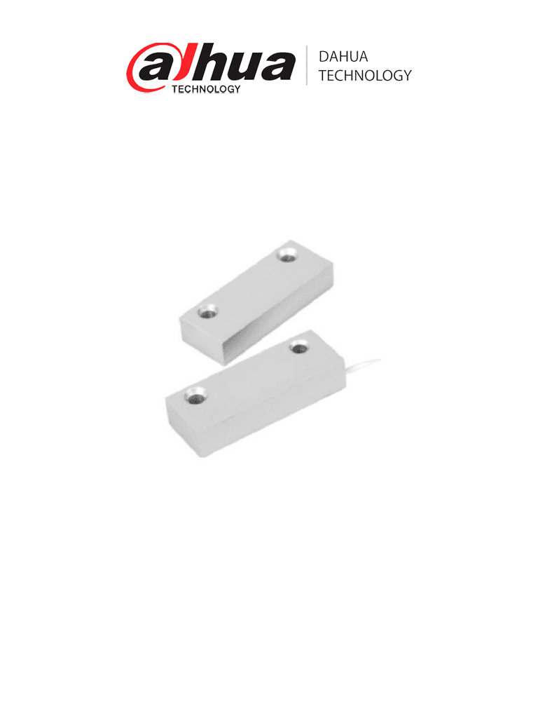 DAHUA DHI-ARD312 - Contacto Magnético Metálico/ Cableado/ Interior o Exterior para puertas o ventanas/ NC/ Uso residencial o comercial/ GAP 35 mm/ CE - DAHUA - Sensores de Alarma - DVP018003