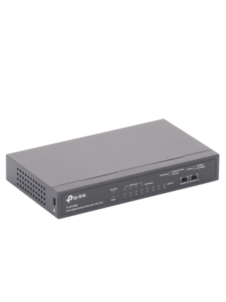 TP-LINK TL-SG1008P - Switch Gigabit PoE+ no administrable de 8 puertos 10/100/1000 Mbps, solo 4 puertos PoE, ideal para escritorio - vista 2