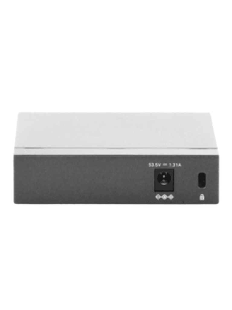 TP-LINK TL-SG1005P - Switch Escritorio No Administrable de 5 puertos 10/100/1000 Mbps, con 4 puertos PoE 802.3af/at de hasta 65 W y PoE Extendido hasta 250 metros. - vista 5