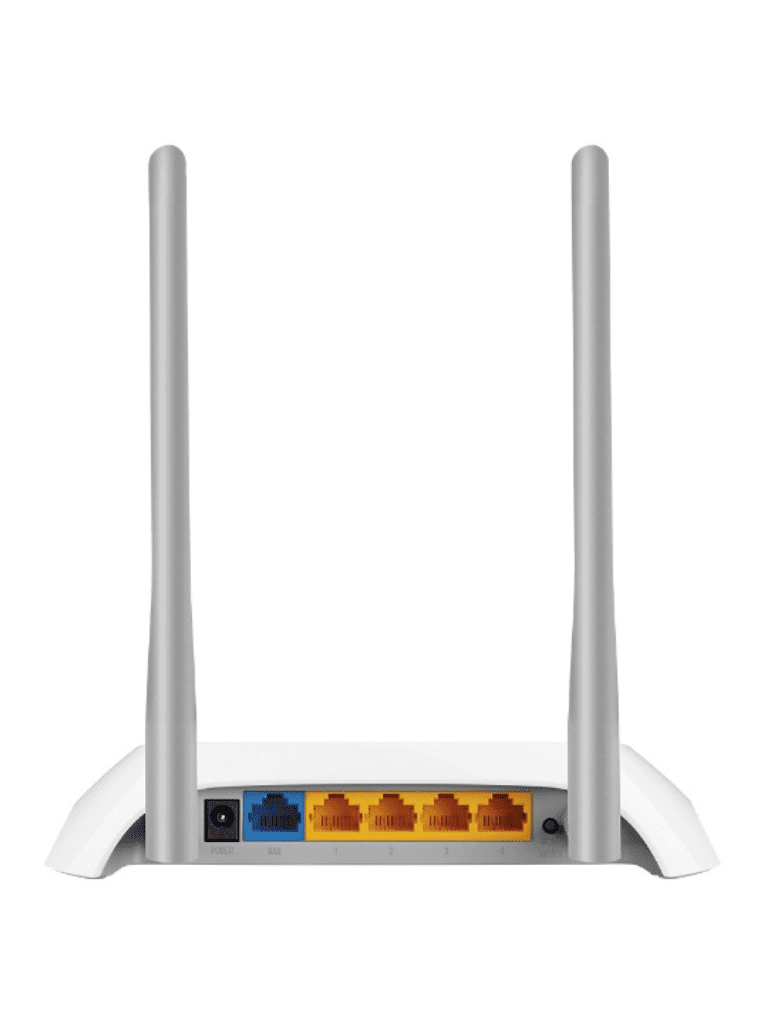 TP-LINK TL-WR840N - Router inalámbrico con velocidad de hasta 300Mbps, WiFi 4 802.11n/b/g en 2.4 GHz, 2 antenas con 4 modos: Router, Extensor de Rango, Punto de Acceso y WISP, 1 puerto WAN FE y 4 puertos LAN FE. - vista 3