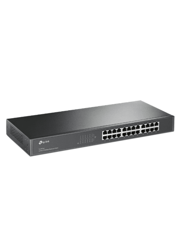 TP-LINK TL-SF1024 - Switch no administrable de 24 puertos 10/100 Mbps para montaje en rack - vista 2