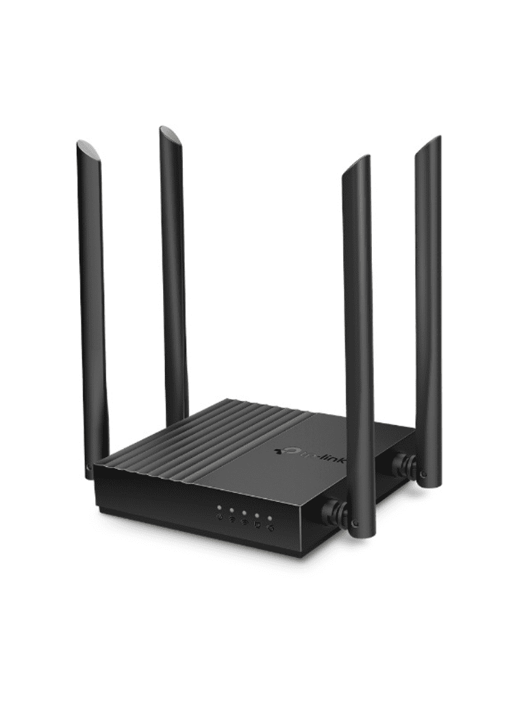 TP-LINK Archer C64 - Ruteador WiFi AC 1267Mbps con 1 puerto WAN y 4 puertos LAN RJ45 Gigabit Ethernet, MU-MIMO, 4 antenas fijas, en modos de enrutador y punto de acceso, con Beamforming. - vista 2