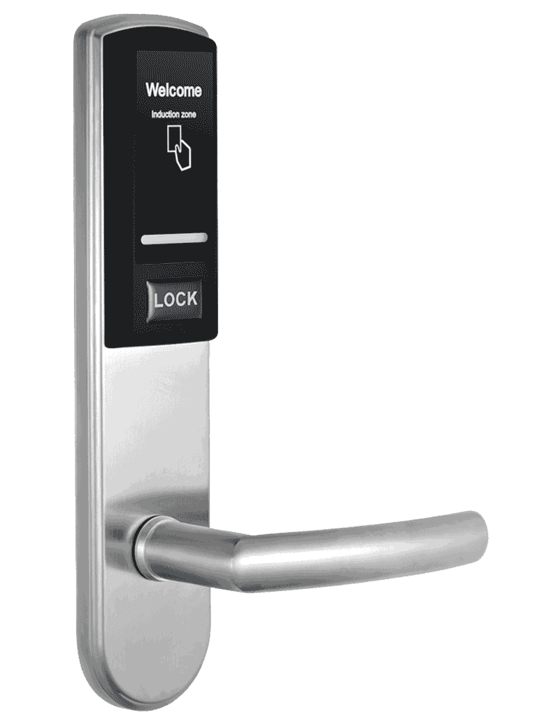 ZKTECO LH3000R - Cerradura Derecha para Hotel con Tecnología Mifare 13.56 MHz, Compatible con Puertas de 40 a 55 mm de Grosor, 2 Pestillos de Seguridad, Fabricada en Acero Inoxidable, Capacidad de Registro de 224 Eventos - vista 6