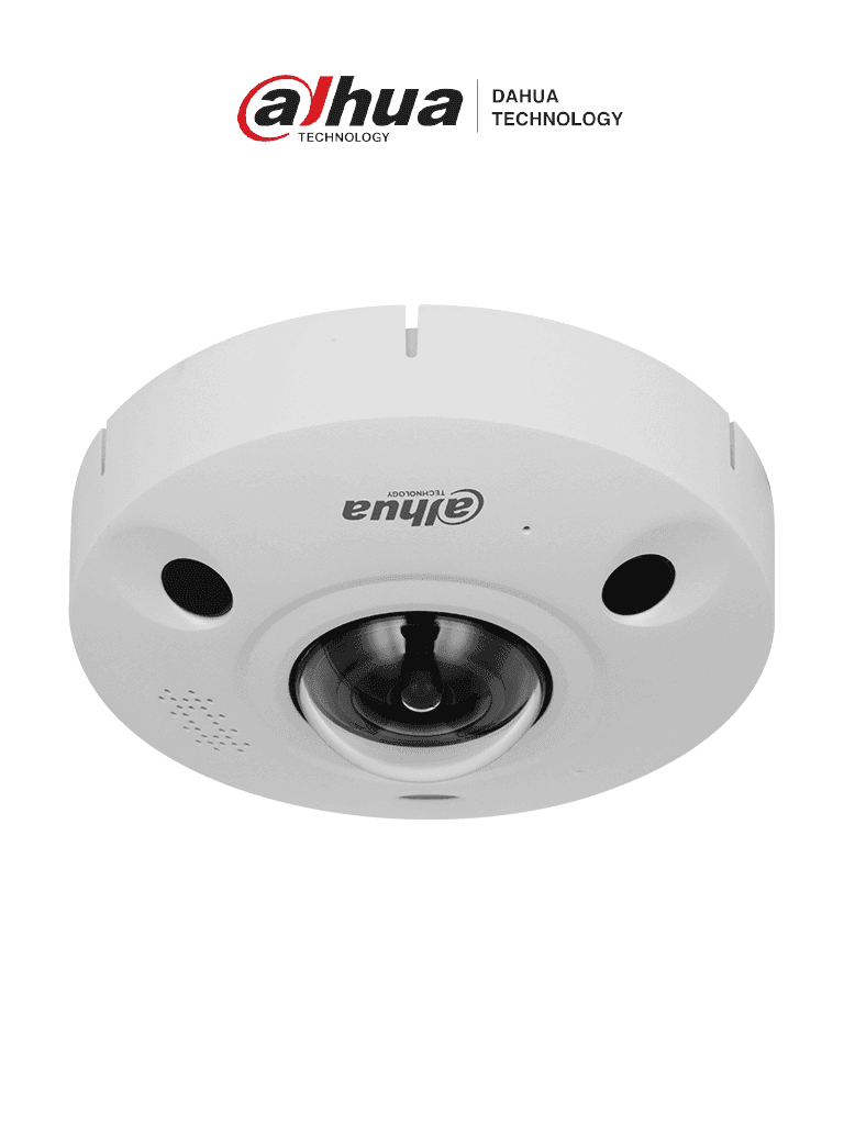 DAHUA IPC-EBW81242N-S2 - Cámara IP Fisheye Resolución de 12 MP/ Lente 1.85mm/ 360 Grados/ IR 10 de Mts/ IA WizMind/ Conteo de Personas/ Cantidad de Personas en Áreas/ Mapa de Calor/ PoE/ DWDR/ H.265/ IP67/ IK10/ E&S Alarma/ E&S Audio/ - DAHUA - Fisheye 360 - DHT0080012