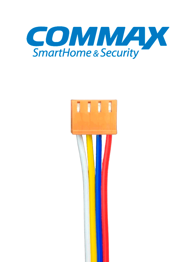 COMMAX - 4PINCONNECTOR Cable Conector 4 Pines para Sistema llamado  de Enfermería y Video Porteros Commax - COMMAX  - Frentes de Calle - cmx104031