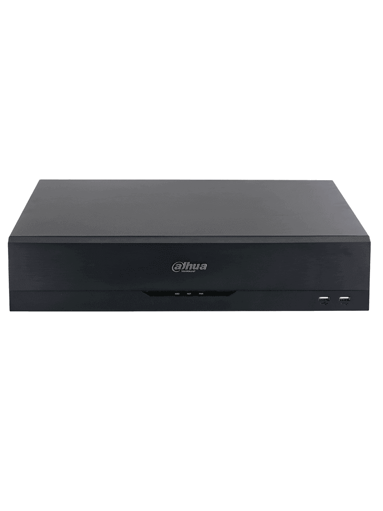 DAHUA DHI-NVR5864-16P-EI - NVR de 64 canales IP 4K con tecnología Acupick de 16 puertos PoE, RAID 0/1/5/6/10, 384 Mbps. IA avanzada: detección y reconocimiento de rostros, protección perimetral, SMD Plus en 8 canales. - vista 2
