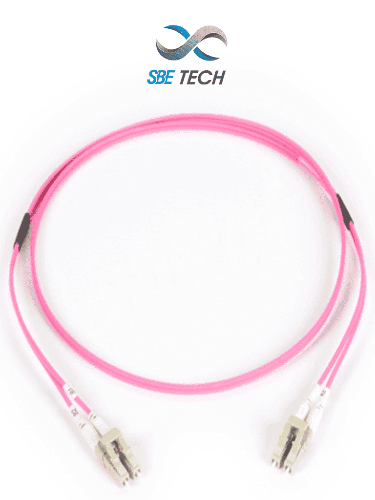 SBE TECH SBE-JUMLC-LC-1M50 -  Jumper LC-LC, MM 50/125µm OM4, dúplex, 2mm, 1 metro, con conectores UPC - SBE TECH - Jumper / Latiguillo - SBT1910007