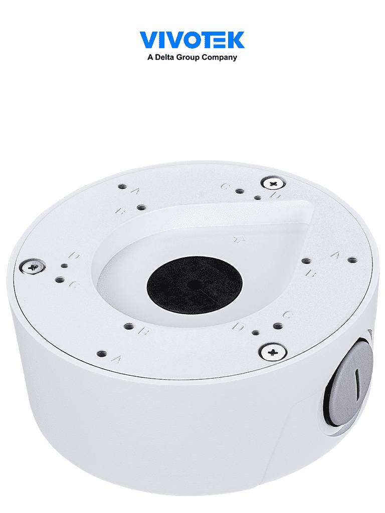 VIVOTEK AM-71B_V02 - Caja de conexiones exterior para cámaras domo, con protección IP66 y acabado en color blanco - VIVOTEK  - Soporte y Montaje - VIV0430145