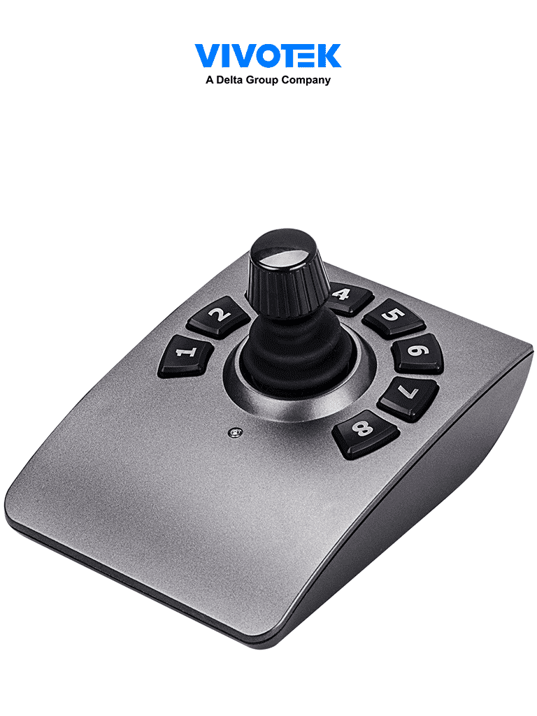 VIVOTEK AJ-001 - Control de palanca joystick para NVR, PTZ y Software VAST 2, VSS VIVOTEK con 8 teclas y conector USB - VIVOTEK  - Teclados y Joystick - VIA051002
