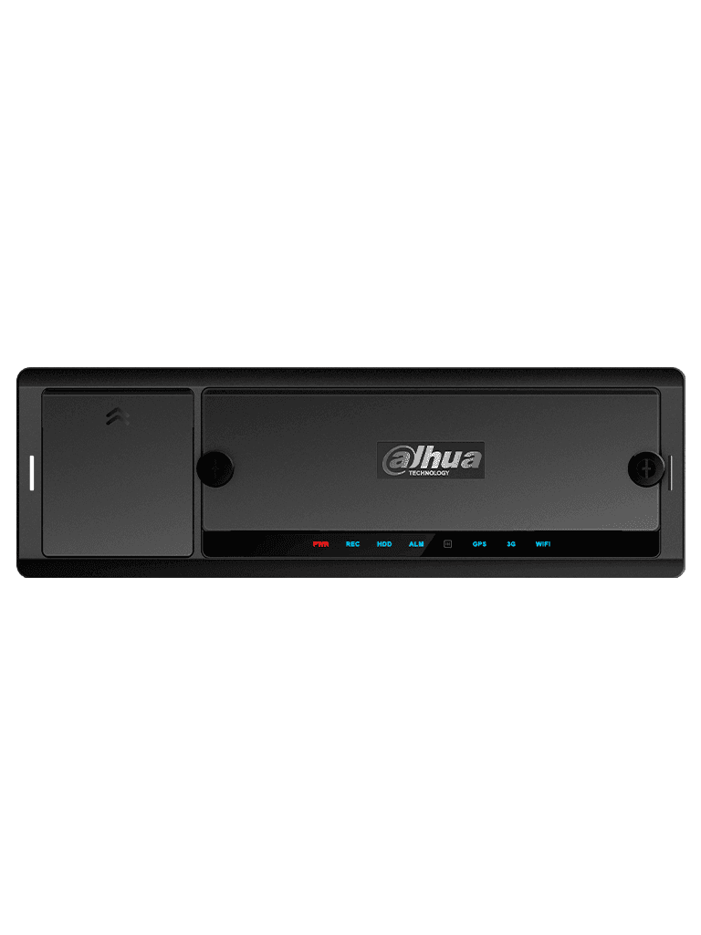 DAHUA DHI-MXVR4104-GFWI - DVR móvil de 4 canales analógicos + 4 IP, Resolución 1080p, Comunicación Ethernet, Wi-Fi y 3G/4G, Incorpora GPS, Principales analíticos: DSM y ADAS, Admite 1 HDD/SSD (2.5") y 1 SD, E&S Alarmas - vista 2
