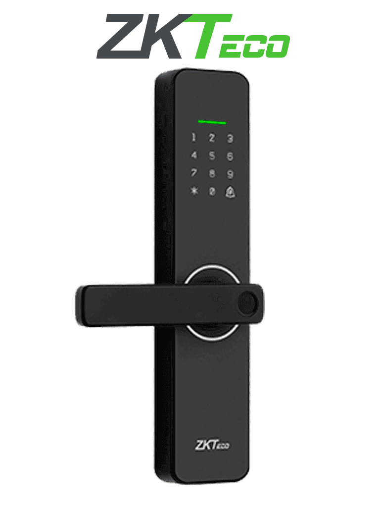 ZKTECO ML100 - Cerradura inteligente bidireccional con sensor de huella digital / Codigos aleatorios con app / 300 usuarios / WiFi / Compatible con ZSmart - ZKTECO - Inteligente - ZKT2450030