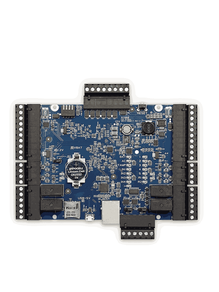 ADC-AC-X1100-2PSE- Control de acceso para 2 puertas Compatible Con Aplicación De Alarm.Com - vista 3