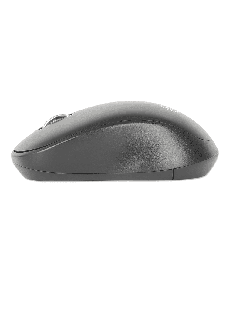 MANHATTAN - 180771 - Kit de teclado y mouse óptico inalámbricos / Un solo receptor USB-A Nano para ambos, teclado inalámbrico con 12 teclas multimedia/función, mouse óptico ambidiestro con tres botones y rueda de desplazamiento, 1200 ppp, negro - vista 2