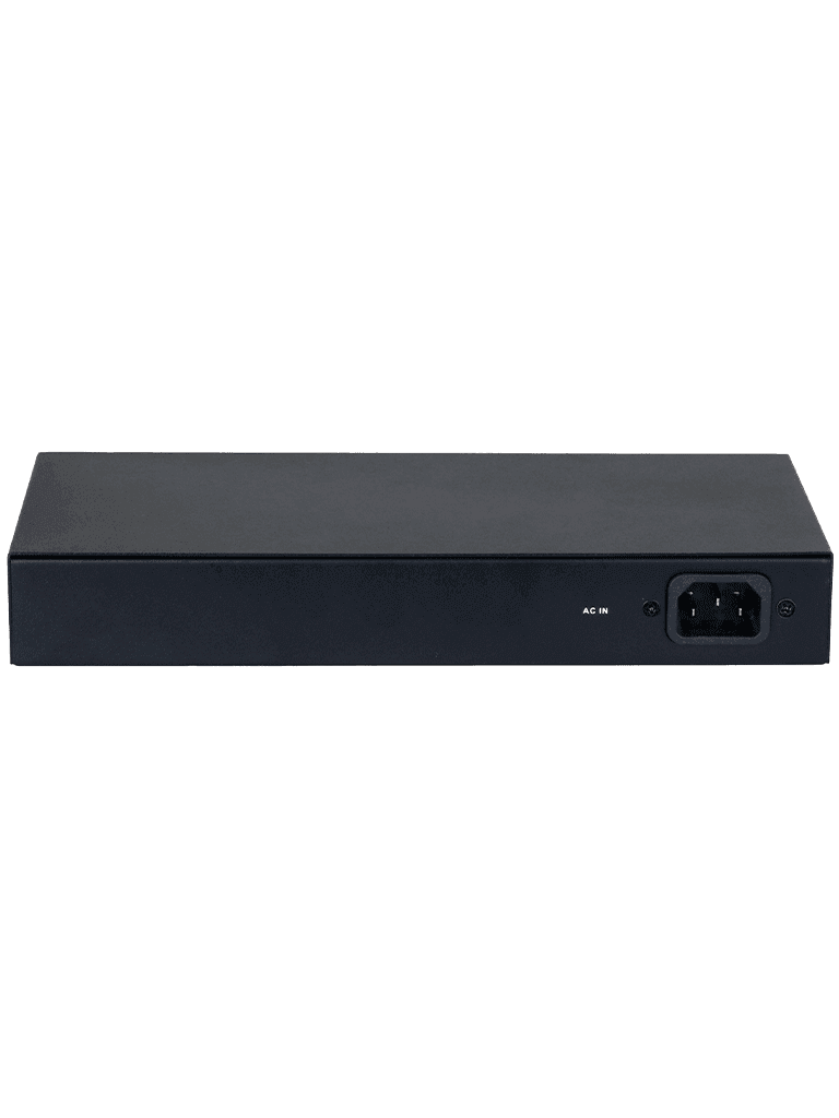 DAHUA DH-PFS3110-8GT-65 - Switch PoE inteligente con 8 puertos Gigabit, 60W de potencia total y switching de 20 Gbps. Ideal para alimentar y conectar dispositivos IP con protección contra descargas eléctricas. - vista 3