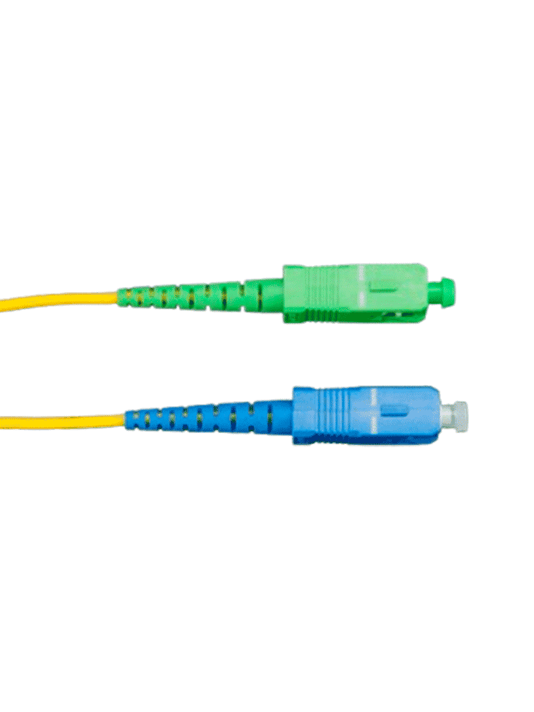 TCE  - LMN-FO-SCU-SCA-01 - Jumper SC UPC-SC APC Monomodo / Simplex 2 mm / 1 metro / Amarillo - vista 2