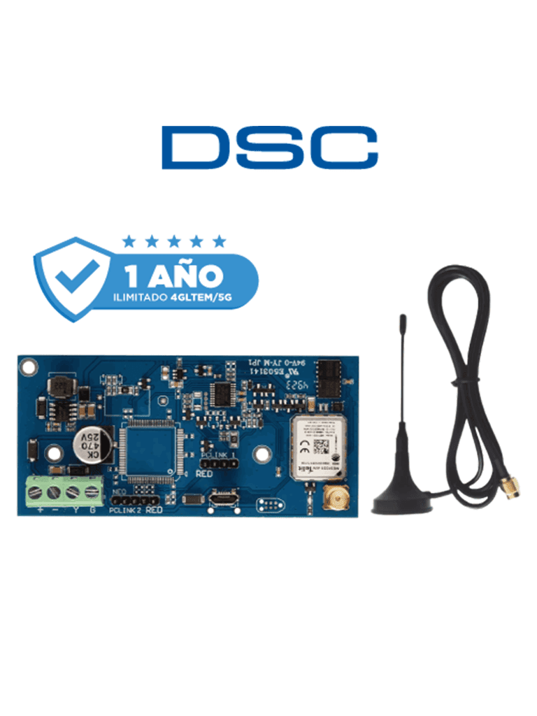DSC LE4050M - Comunicador celular DSC Connect dual eSIM 5G/LTE compatible con PowerSeries y Power Series Neo - vista 2