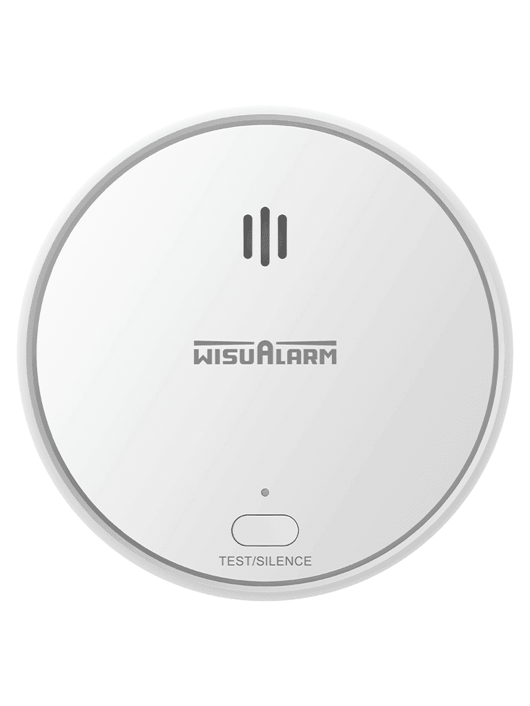 DAHUA WISUALARM HY-SA2FA - Detector Inteligente de Humo WiFi 2.4 Ghz, Sensor Fotoeléctrico, Sonido de Alarma de 85dB, Alarma Visual y Audible, Envía Notificaciones en Tiempo Real a APP, Certificaciones TÜV and CE, - vista 2
