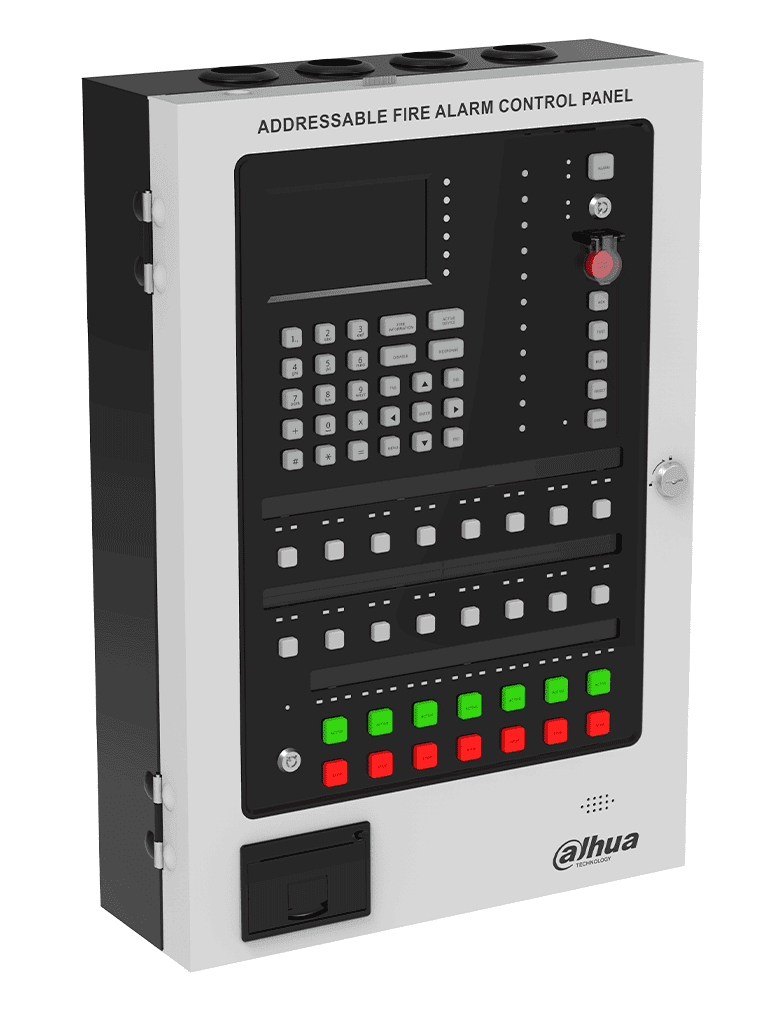 DAHUA WISUALARM HY-1022 - Panel de Detetección de Incendio Direccionable/ 254 Dispositivos 2 Hilos sin Polaridad/ Pantalla de 4.3"/ Largo Historial de Eventos/ Protección contra cortocircuito, circuito abierto y sobrecorriente - vista 3