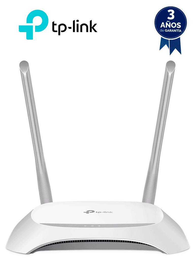 TP-LINK TL-WR840N - Router inalámbrico con velocidad de hasta 300Mbps, WiFi 4 802.11n/b/g en 2.4 GHz, 2 antenas con 4 modos: Router, Extensor de Rango, Punto de Acceso y WISP, 1 puerto WAN FE y 4 puertos LAN FE. - TP-LINK - Ruteadores / Firewalls / Balanceadores de carga - TPL3660001