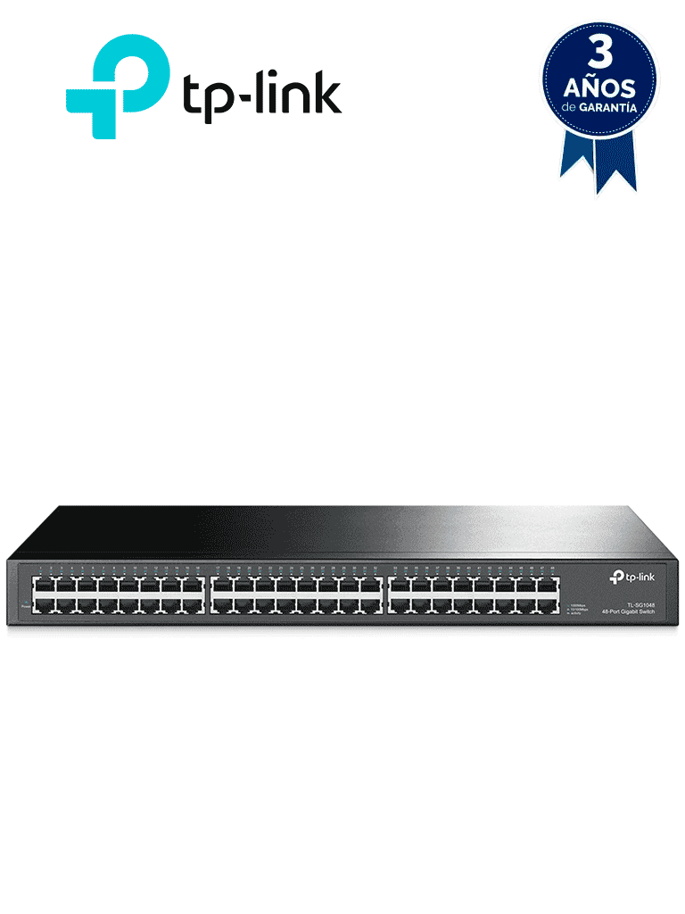 TP-LINK TL-SG1048 - Switch Gigabit no administrable de 48 puertos 10/100/1000 Mbps. - TP-LINK - Switches - TPL3700017