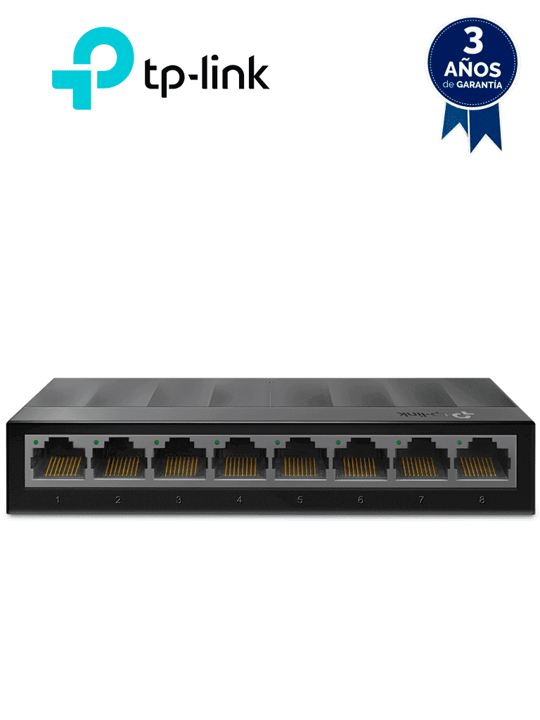 TP-LINK LS1008G - Switch para escritorio 8 puertos 10/100/1000Mbps. - TP-LINK - Switches - TPL3700004
