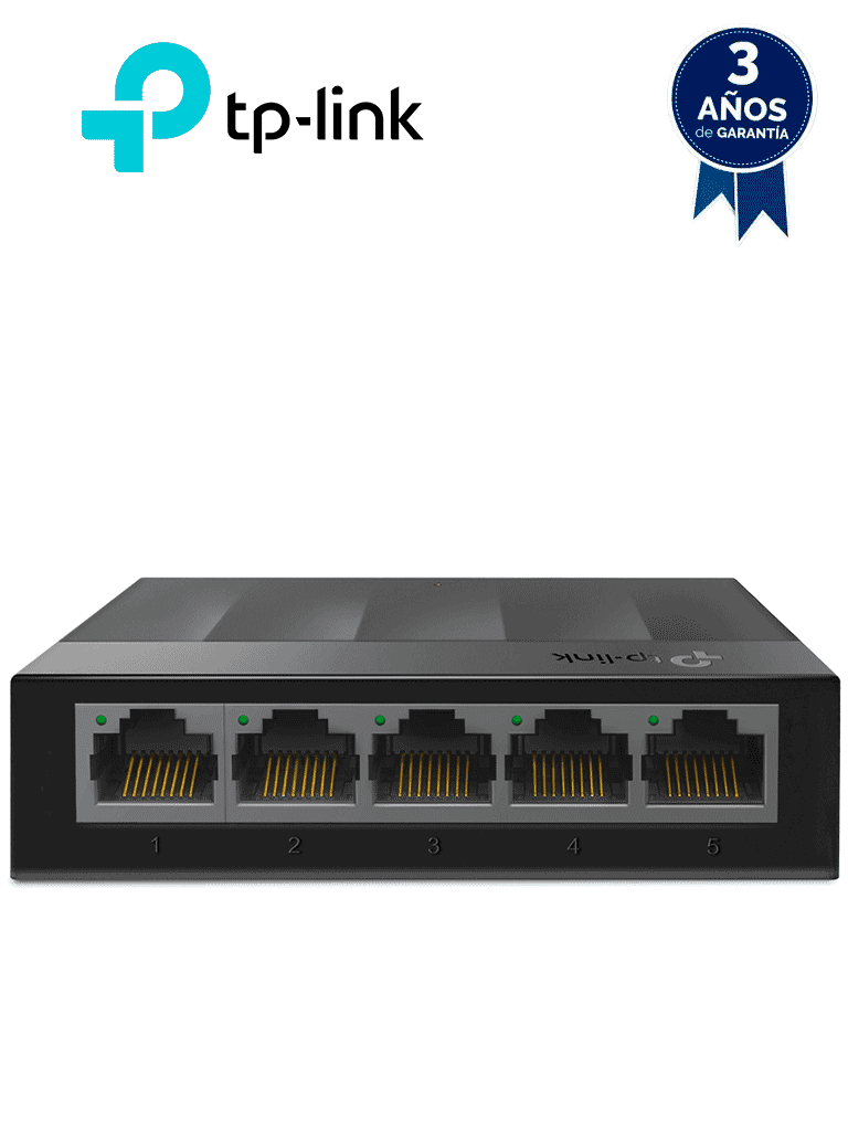 TP-LINK LS1005G - Switch para escritorio 5 puertos 10/100/1000Mbps. - TP-LINK - Switches - TPL3700002