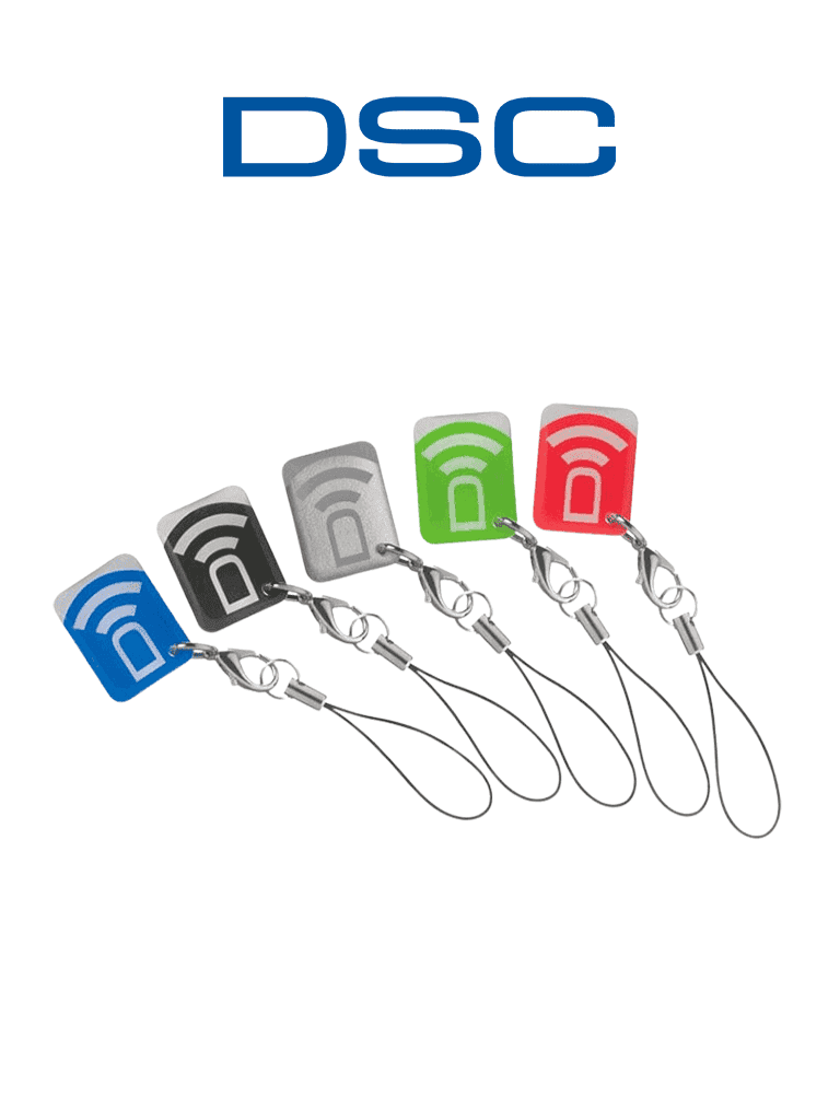DSC MPT8PK - Mini Credencial de Proximidad Ocho colores diferentes - DSC - Accesorios - Alarmas - DSC1220006
