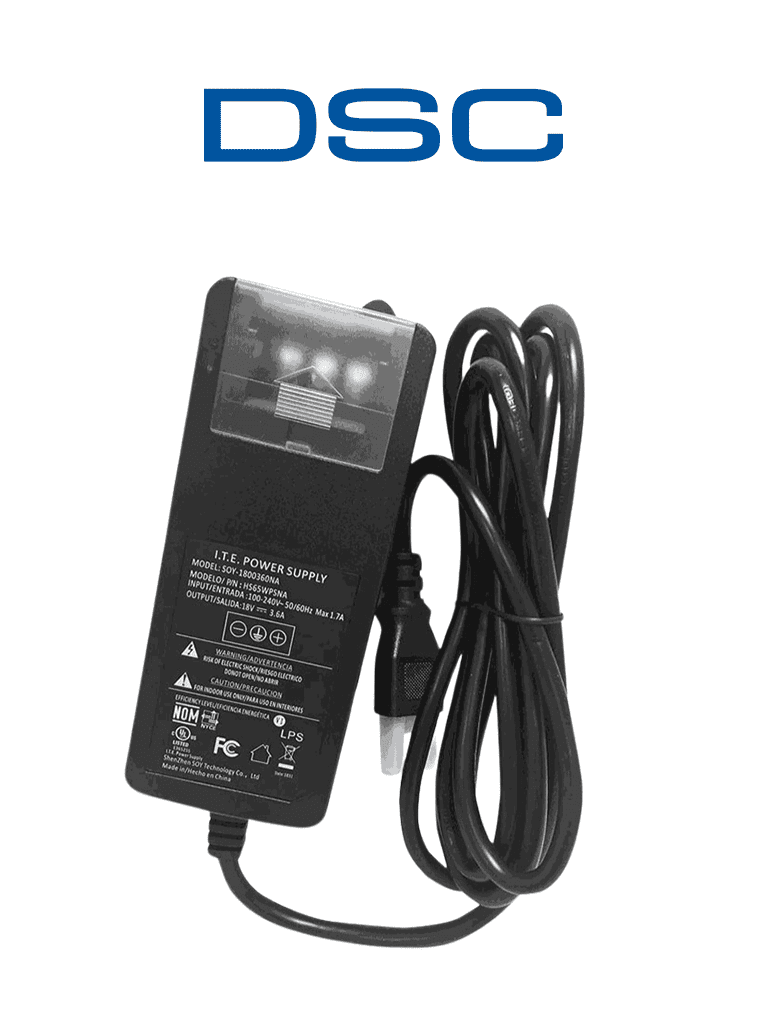 DSC HS65WPSNA - Fuente de alimentación 18 Vcd/3.6 Amp compatible con Power Series Pro - DSC - Módulos - DSC1200034