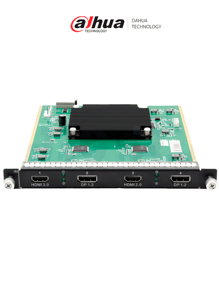 H_2xHDMI2.0+2xDP1.2 input card NOVASTAR/2 entradas HDMI/2 Entradas DP/HDMI: Hasta 4096×2160 a 60 Hz o 8192×1080 a 60 Hz/DisplayPort: Hasta 4096×2160 a 60 Hz o 8192×1080 a 60 Hz/Compatible H2/H5/H9/H15 - DAHUA - Controladores LED - DHT6880014