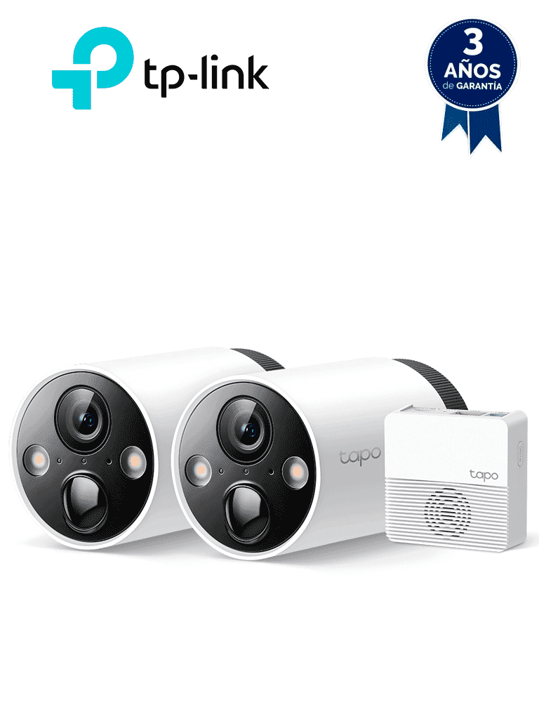 TP-LINK - TAPO C420S2 - Sistema de Cámaras Wi-Fi de vigilancia inteligente con batería (paquete de 2 piezas) - TP-LINK - WiFi - TPL0150012