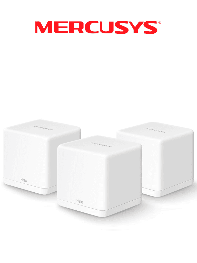 MERCUSYS - HALO H30G(3-PACK) / Sistema Wi-Fi Mesh para todo el hogar AC1300 / Paquete con 3 piezas - MERCUSYS - Ruteadores / Firewalls / Balanceadores de carga - MER3660017
