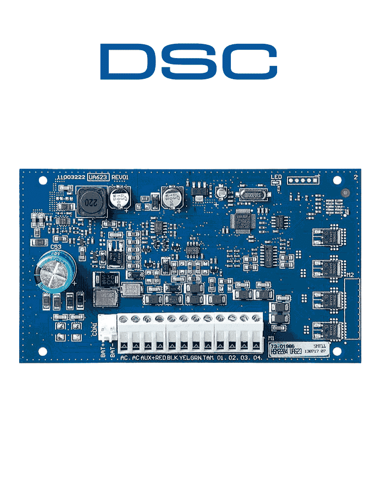 DSC HSM2204 - Módulo Fuente con 4 Salidas Programables de Alta Corriente compatible con panel NEO, PRO - DSC - Módulos - DSC1200005