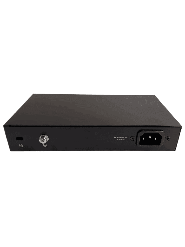 DAHUA  DH-SF1006LP - Switch PoE de 6 Puertos Fast Ethernet/ 4 Puertos PoE 10/100/ 36 Watts Totales/ 2 Puertos Uplink RJ45 10/100/ PoE Watchdog/ Soporta hasta 250mts sobre UTP CAT 6/ Protección Contra Descargas/ - vista 2