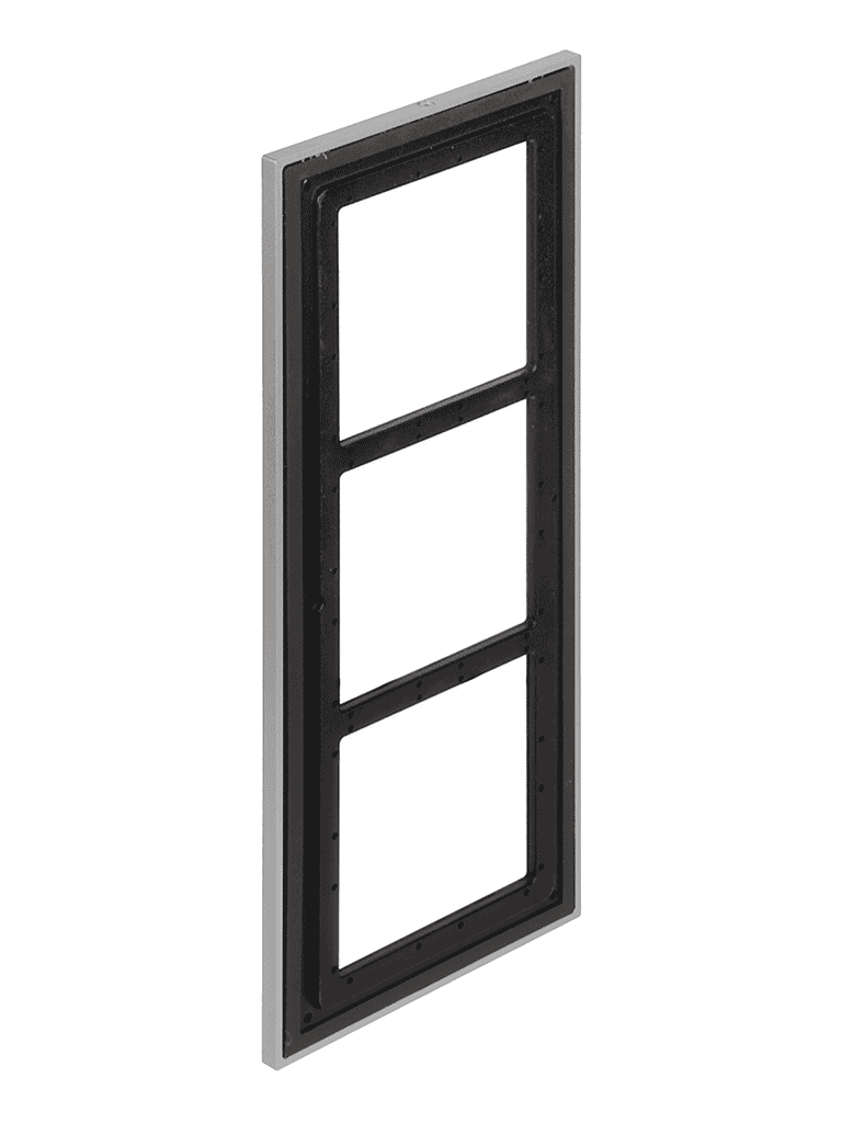 DAHUA VTM126 - PANEL FRONTAL PARA 3 MODULOS CON MATERIAL DE ACERO INOXIDABLE. Y PROTECCION IP65/ IK07. COMPATIBLE CON VTO4202F - vista 2