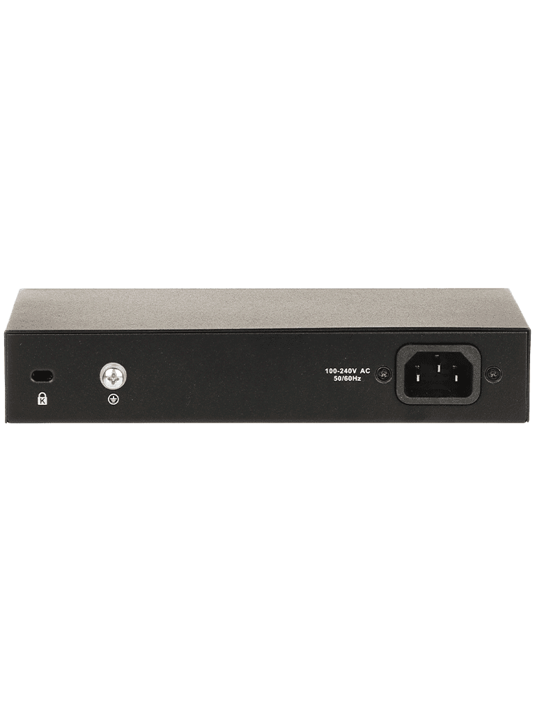 DAHUA PFS3006-4ET-36 - Switch PoE de 6 Puertos Fast Ethernet/4 Puertos PoE 10/100/ 2 Puertos uplink 10/100/ 36 Watts Totales/ Switching 1.2 Gbps/ Tasa de Reenvio de Paquetes .89 Mbps/ con Protección de Descargas - vista 3