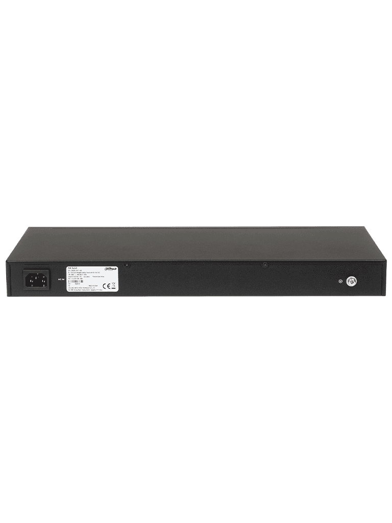 DAHUA CS4226-24ET-240 - Switch PoE de 26 Puertos/ 24 Puertos PoE 10/100/ 2 Uplink 10/100/1000 + 2 Puertos SFP/ 240 Watts Totales/ / Administrable en la Nube por DoLynk Care/ PoE Hasta 250 Metros/ Carcasa Metalica/ Switching 8.8 Gbps/ - vista 3