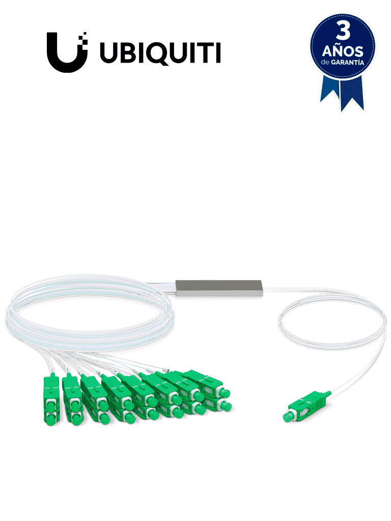 UBIQUITI UF-SPLITTER-16 - Divisor de fibra óptica con 16 salidas, compatible con dispositivos UF-OLT y UF-OLT-4. - UISP - Accesorios - UBI1940001