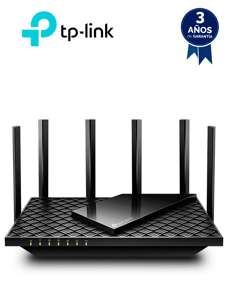 TP-LINK ARCHER AXE75 - Router Triple Banda AX6600 MU-MIMO , 1 Puerto WAN/LAN 2.5 Gbps , 1 Puerto WAN/LAN 1Gbps , 3 Puertos LAN 10/100/1000 Mbps , 2 puerto USB 3.0 , 8 antenas de alta ganancia , OneMesh ™ - TP-LINK - Ruteadores / Firewalls / Balanceadores de carga - TPL3660035