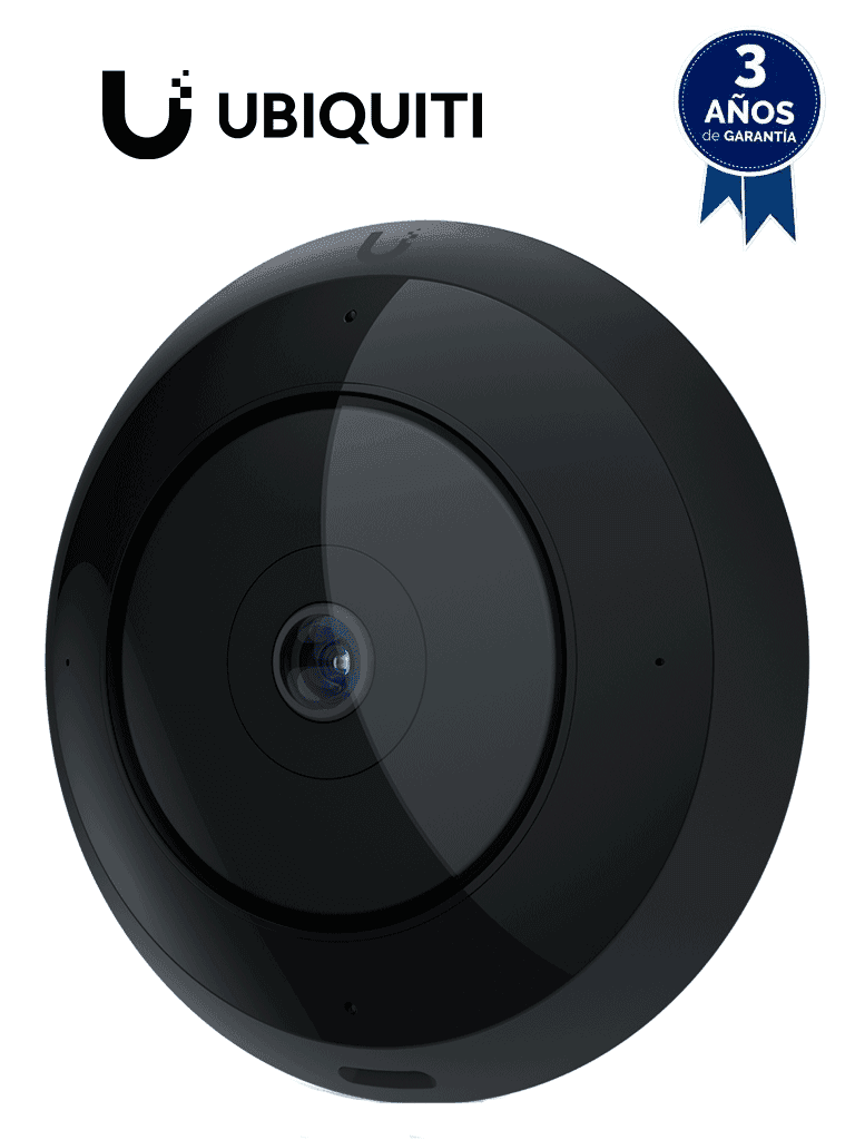 UBIQUITI UVC-AI-360 - Camara fisheye con función de PTZ de 4MP 360° , IR de 9 metros , IA avanzada: detecta personas, lee matrículas, audio bidireccional , POE + , Exterior/Interior , Antivandalica. - UniFi - Fisheye 360 - UBI0080031