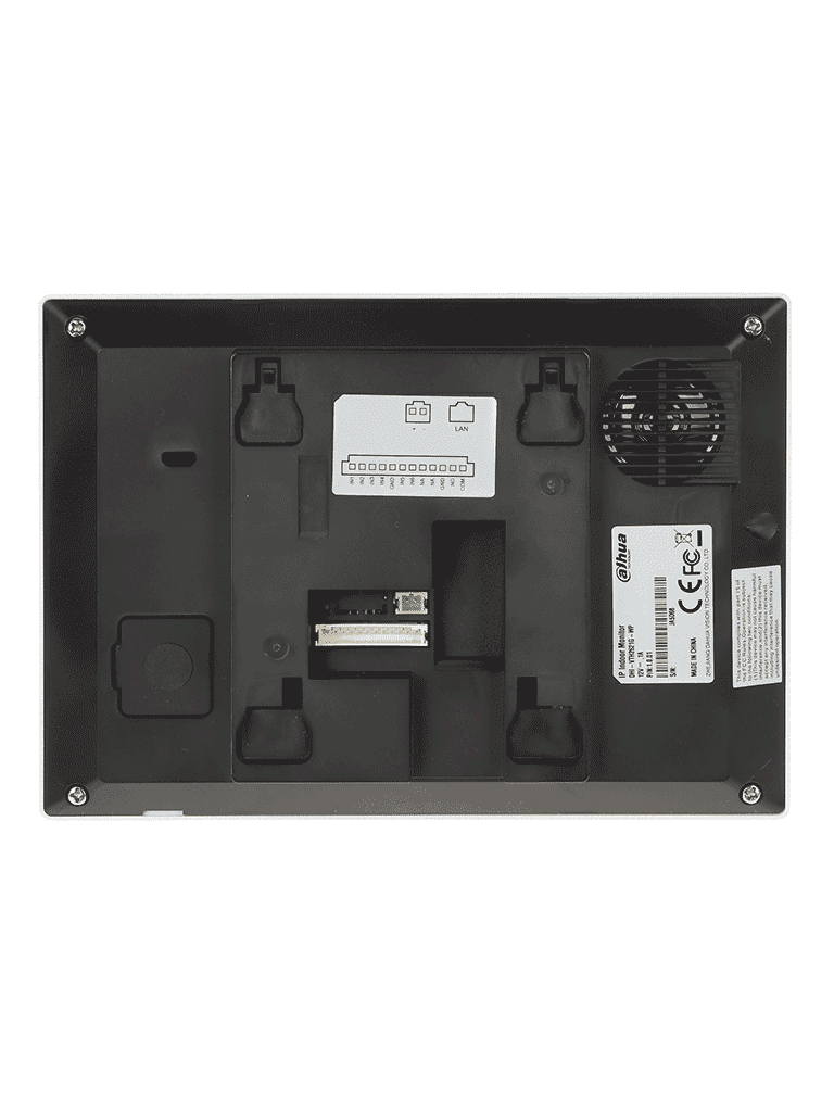 DAHUA KTW02 - Kit de Videoportero IP Wifi/ Monitor de 7 Pulgadas Wifi/ 6&1 E&S de Alarma/ Soporta PoE/ Frente de Calle con Camara de 2 Megapixeles/ Ranura MicroSD/ Apertura de Puerta/ Soporta Hasta 3000 Tarjetas/ IP65/ - vista 3