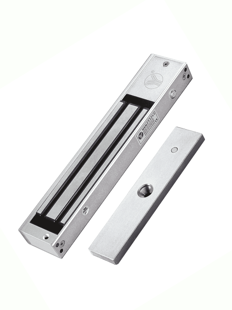 YLI YM280NLED - Cerradura Magnética con LED / Fuerza de Sujeción 280Kg /600Lb / Voltaje Dual 12v/24 VDC / Puertas de madera, vidrio, metálica - vista 3