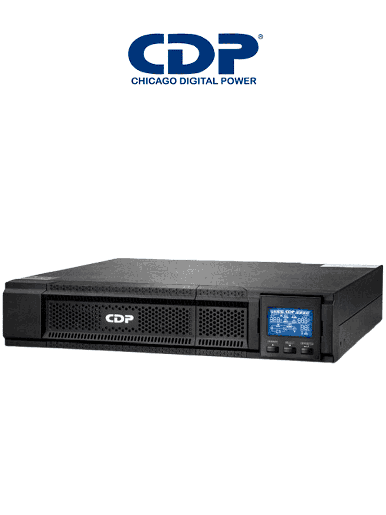 CDP UPO11-3RT AX UPS Online de 3000VA y 3000W con 4 terminales de salida, 6 baterías de 12V a 9AH, y respaldo de 5 minutos al 100% / REQUIERE CLAVIJA O ADAPTADOR NEMA 5L-30P - CHICAGO DIGITAL POWER  - Reguladores y UPS - CDP2300003