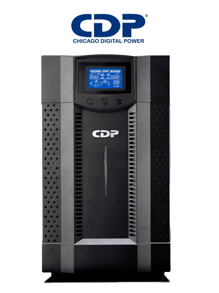 CDP UPO11-2 AX UPS Online / 2000VA / 2000W / 8 Terminales de las cuales 4 son programables / Pantalla LCD / Entrada para banco de baterías / Respaldo 6 minutos carga completa / REQUIERE CLAVIJA O ADAPTADOR NEMA 5-20R - CHICAGO DIGITAL POWER  - Reguladores y UPS - CDP433001
